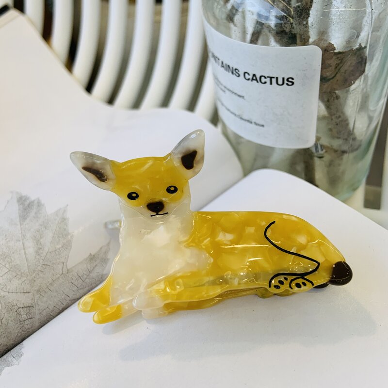 Hair Claw Manufacturer - New Cute Cartoon Jaw Acetic Acid Clip Animal Corgi Dog