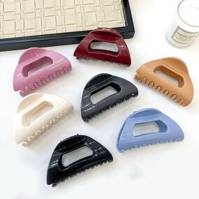 Hair Clamp Manufacturer - Custom Triangle Large Anti-Scratch Flexible Rubber