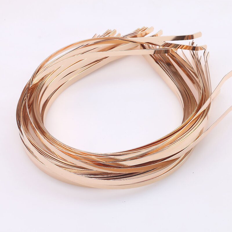 Head Band Manufacturer - Wholesale 10mm DIY Plain Hoop Ladies Girls Alice Elastic
