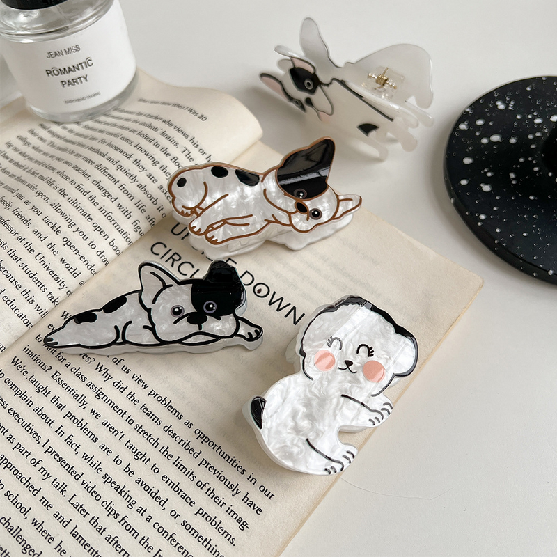 Hair Clips Manufacturer - Wholesale Cartoon Puppy Cute Corgi French Bulldog Dog
