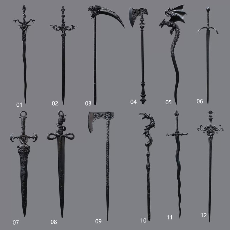 Hair Chopstick Manufacturer - 2025 Trendy Vintage Bat Sliver Black Alloy Animal