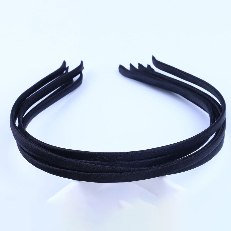 Head Band Manufacturer - Wholesale 5mm 0.5cm Wide Cloth Diy Metal Plain Satin