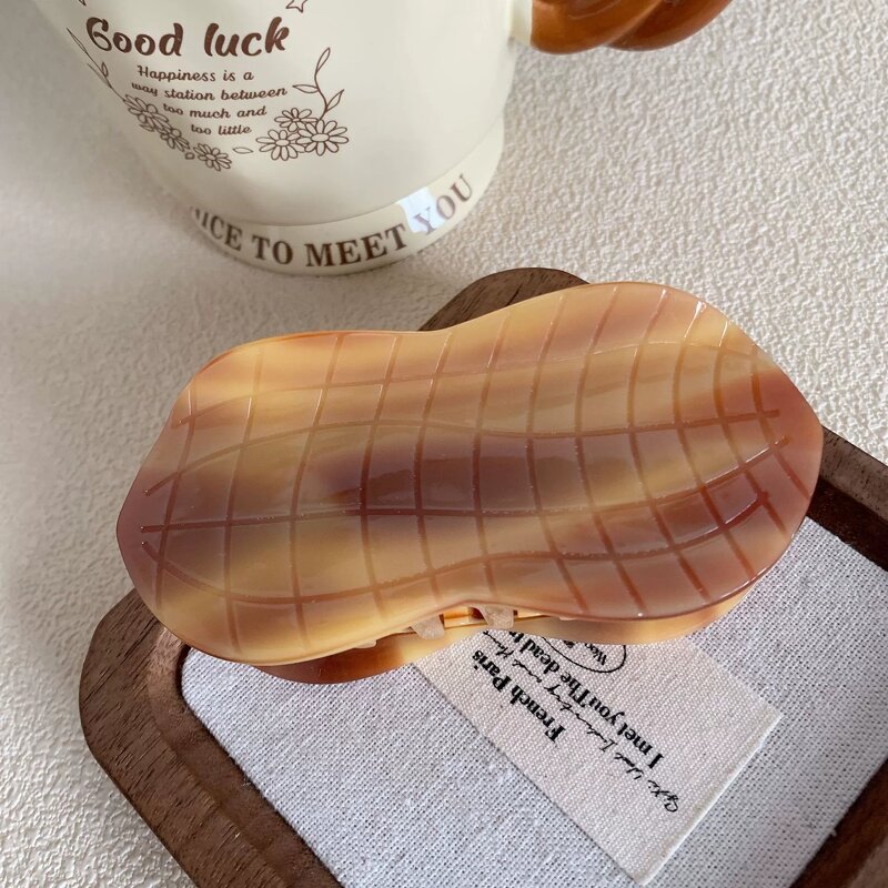 Hair Clamp Manufacturer - Big Funky Avocado Shea Butter Acetate Food Fruit Claw Clip