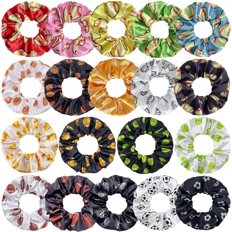 Scrunchies Manufacturer - Wholesale Women Girls Card Tag Printing Basketball Football