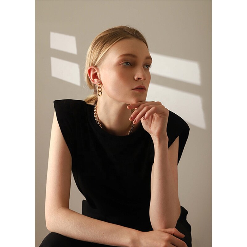 Earrings Manufacturer - New High End Waterproof Hypoallergenic Stainless Steel 18K Gold