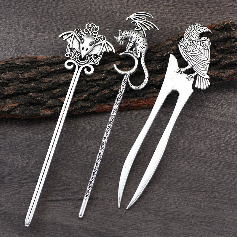 Hair Chopstick Manufacturer - Luxury Retro Horror Witch Celtic Animal Viking Sword