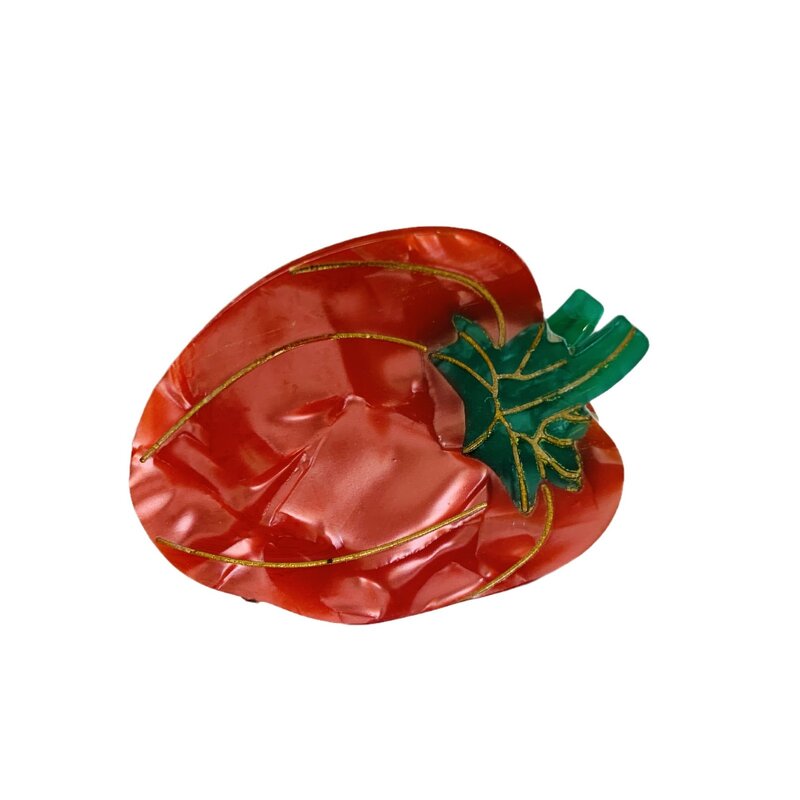 Hair Clamp Manufacturer - Medium Cabbage Funky Pumpkin Rhinestone Acetate Food Mushroom