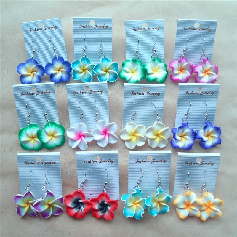 Earrings Manufacturer - 2025 Christmas Handmade Polymer Clay Artificial Flower