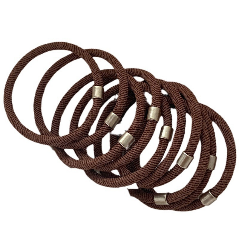 Hair Ties Manufacturer - Women Korean Style Elastic Bulk Simple Durable Ponytail