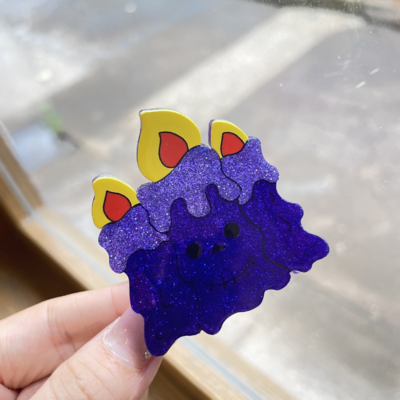 Hair Claw Manufacturer - Original Halloween Pumpkin Acrylic 5cm Sweet Magic Hat