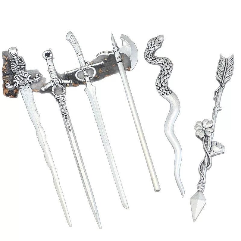 Hair Fork Manufacturer - Vintage 16cm Ocean Dagger Knife Alloy Snake Animal Sword