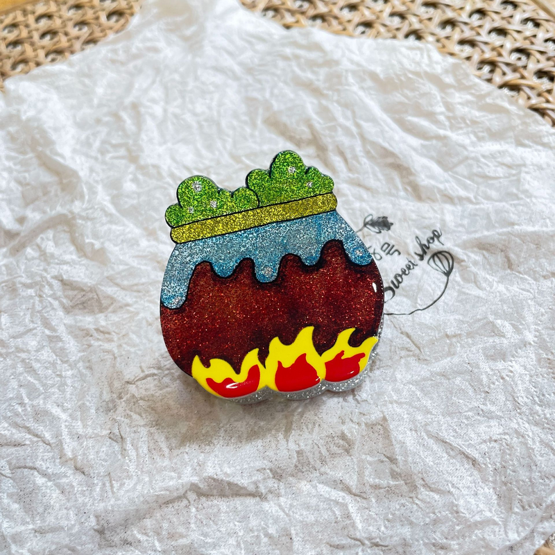 Hair Claw Manufacturer - Original Halloween Pumpkin Acrylic 5cm Sweet Magic Hat