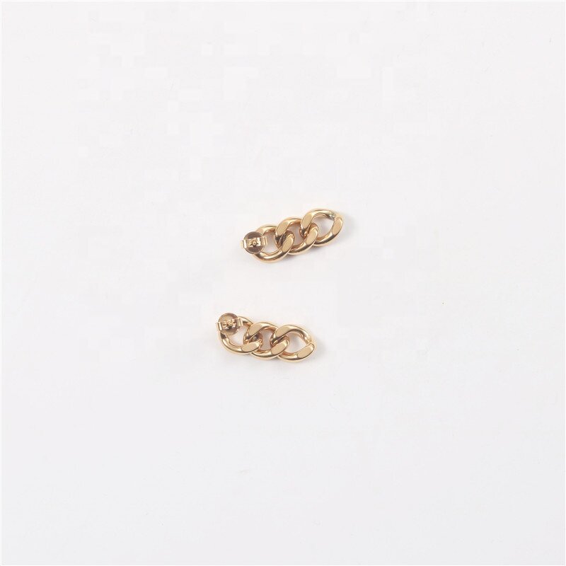 Earrings Manufacturer - New High End Waterproof Hypoallergenic Stainless Steel 18K Gold