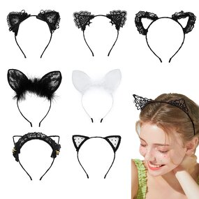 Headband Manufacturer - Lace Bow Head Band Women Children Kids Unicorn Mouse Bunny