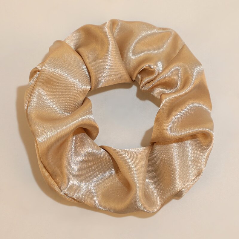 Scrunchies Manufacturer - Custom Women Summer Glossy French Satin for Girls