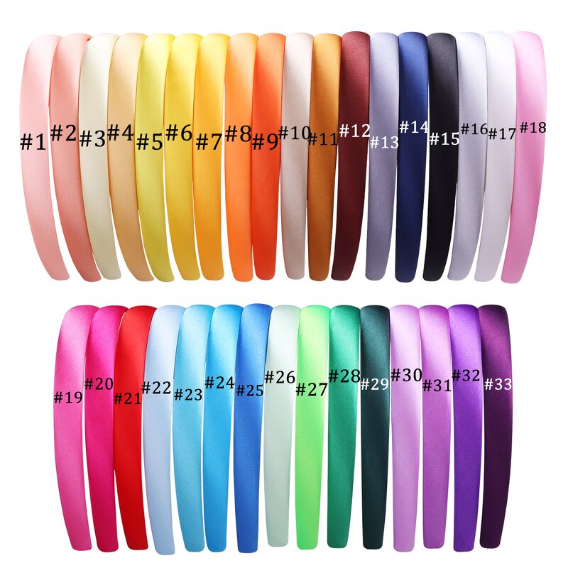 Head Bands Manufacturer - Wholesale 1.5cm Thin Candy Women Kids Girls Plastic Hard
