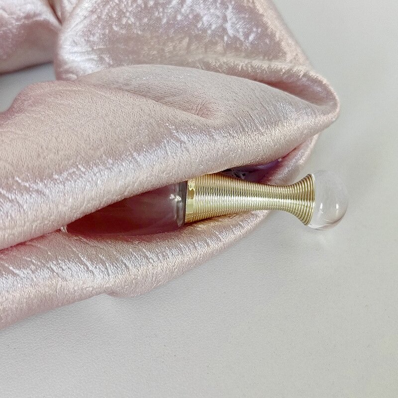 Hair Ties Manufacturer - Wholesale Large Satin Silk 16cm Hidden Pocket Zipper