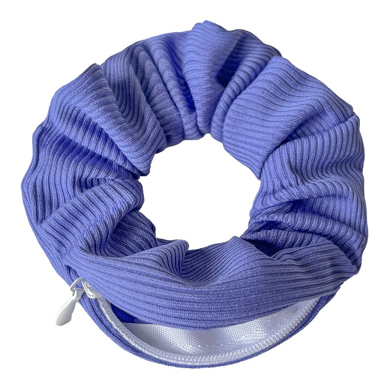 Hair Ties Manufacturer - Bulk Corduroy Striped Storage Ponytail Holder Gingham Zip