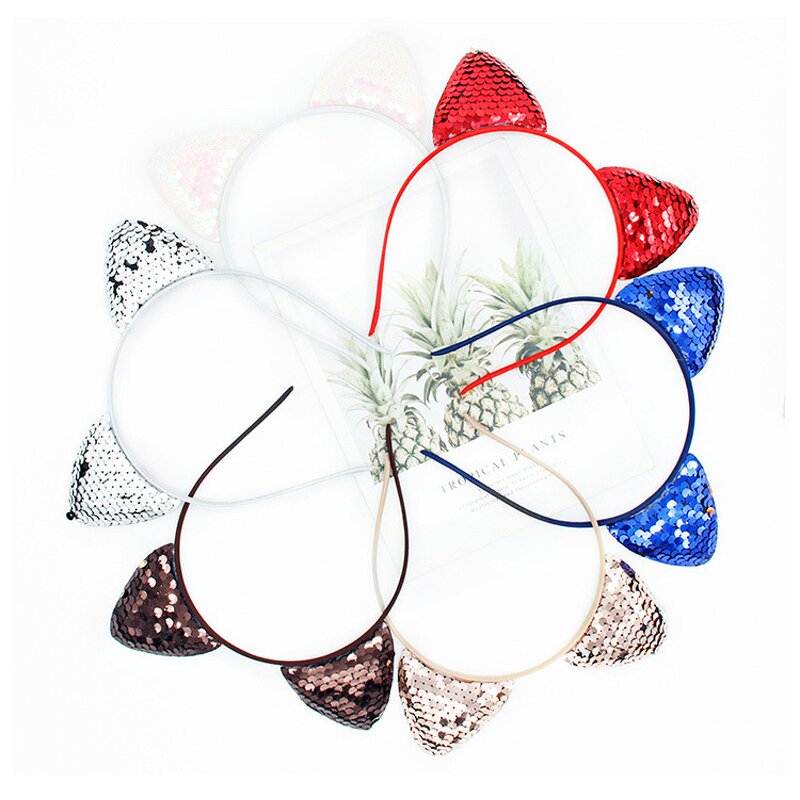 Headband Manufacturer - Fashion Flip Fish Scale Headband Children's Holiday Cartoon