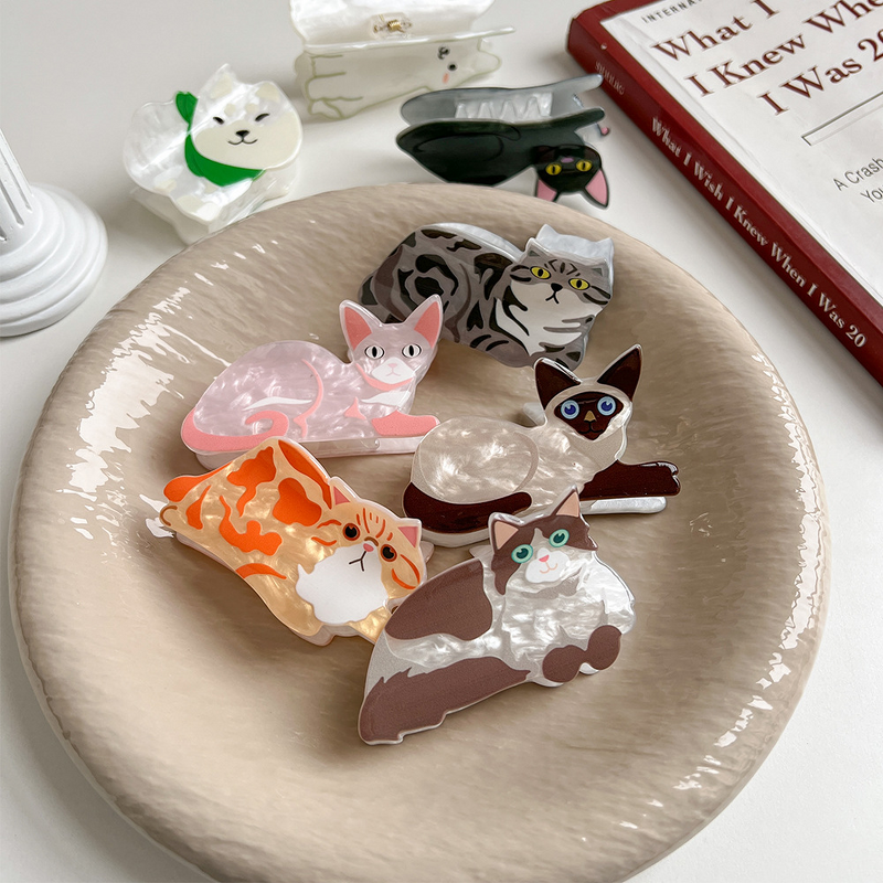 Hair Claw Manufacturer - New Cute Sweet Medium Shark Back Head Animal Dog Cat