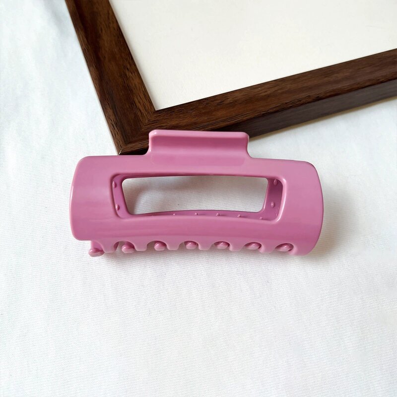 Hair Clamp Manufacturer - Big Rectangle Square Triangle Anti-Scratch Flexible Rubber