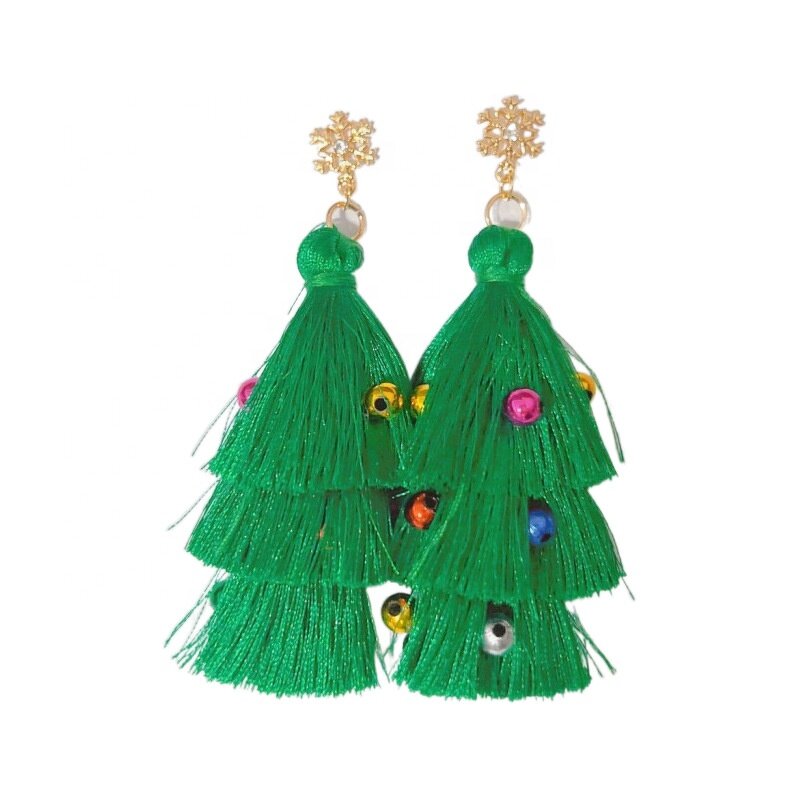 Earrings Manufacturer - Fashion 2025 Wholesale Bulk Valentines Day Layered Tassel Tree
