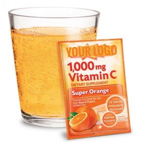 Vitamin C Powder Manufacturer - Private Label 1000mg Instant Fruit Sachet
