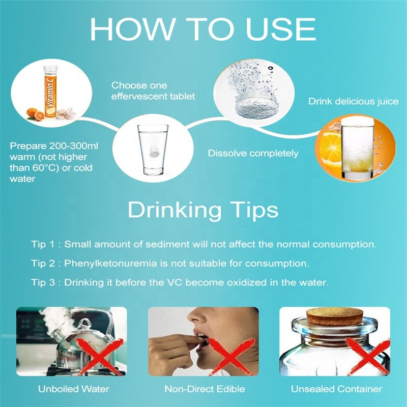 Vitamin C Tube Tablets Manufacturer - Affordable Private Label Effervescent