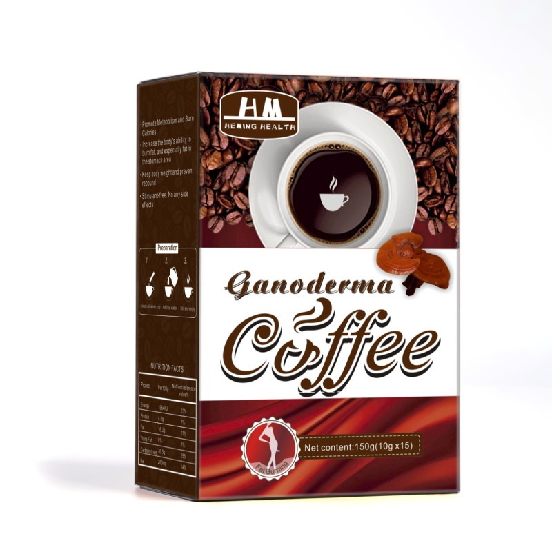 Mushroom Coffee Powder Factory - Factory Supply Reishi Ganoderma Instant Blend