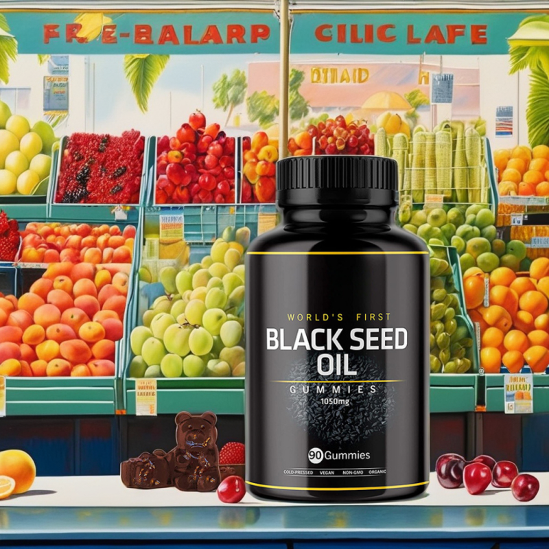 Black Seed Oil Gummy Factory - OEM Private Wholesale Organic Vegan Slimming
