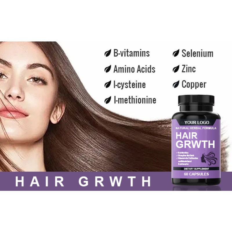 Hair Growth Supplement Factory - Customizing Vitamin Biotin Hyaluronic Acid