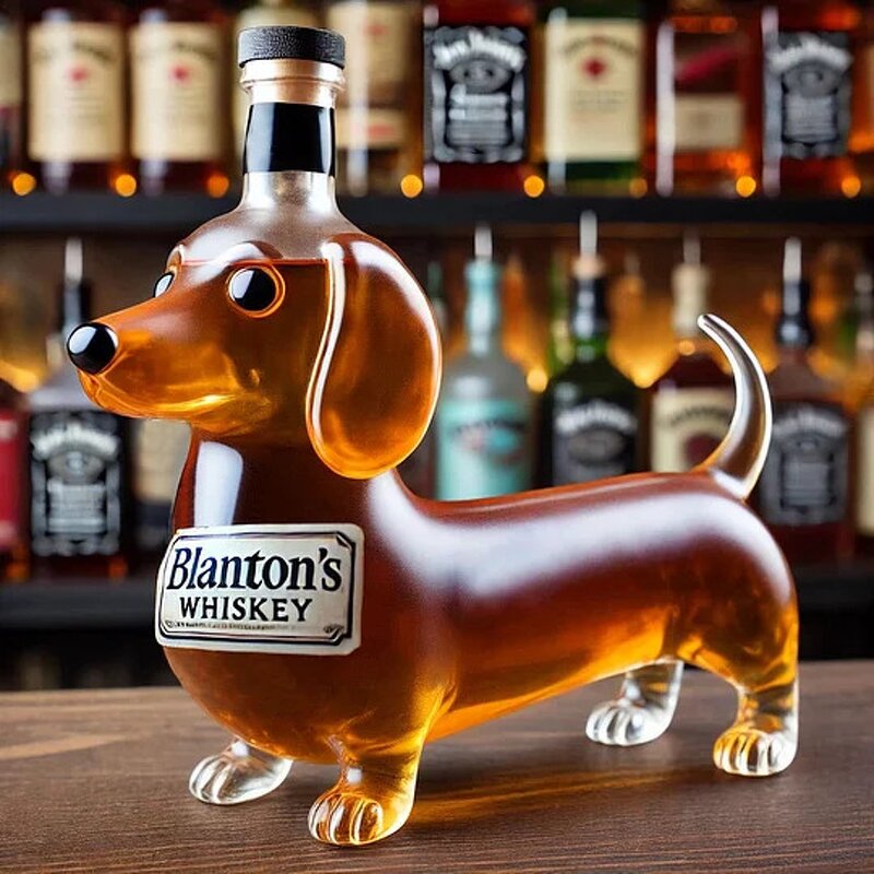 Wine Decanter Manufacturer - High Borosilicate Dachshund Design Glass for Households Party Decor
