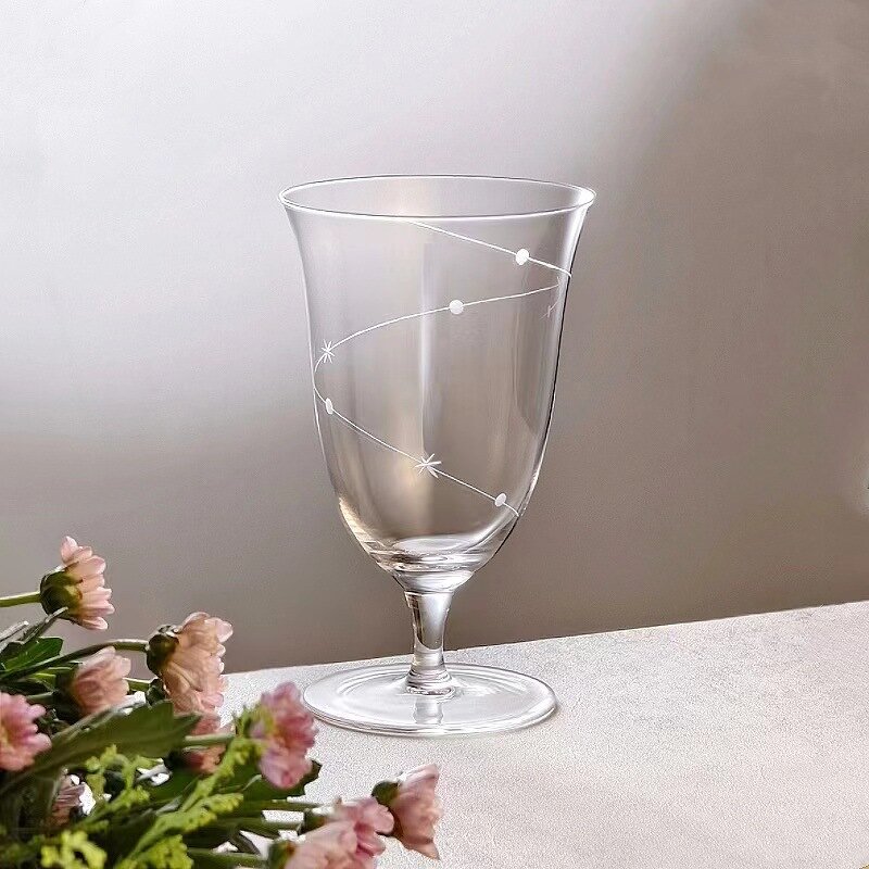 Whiskey Glass Manufacturer - 300ml Handblown Vinum Crystal Single Malt Modern Vintage Star Tracks Pattern