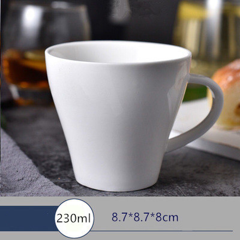 Ceramic Coffee Mug Manufacturer - Modern White Unique Porcelain for Home Restaurant Cafe