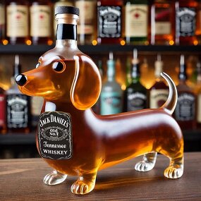 Wine Decanter Manufacturer - High Borosilicate Dachshund Design Glass for Households Party Decor