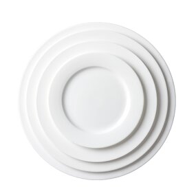 Porcelain Plate Manufacturer - Custom Logo Printed White 8 Inch Eco-Friendly for Party Home Restaurants Hotels