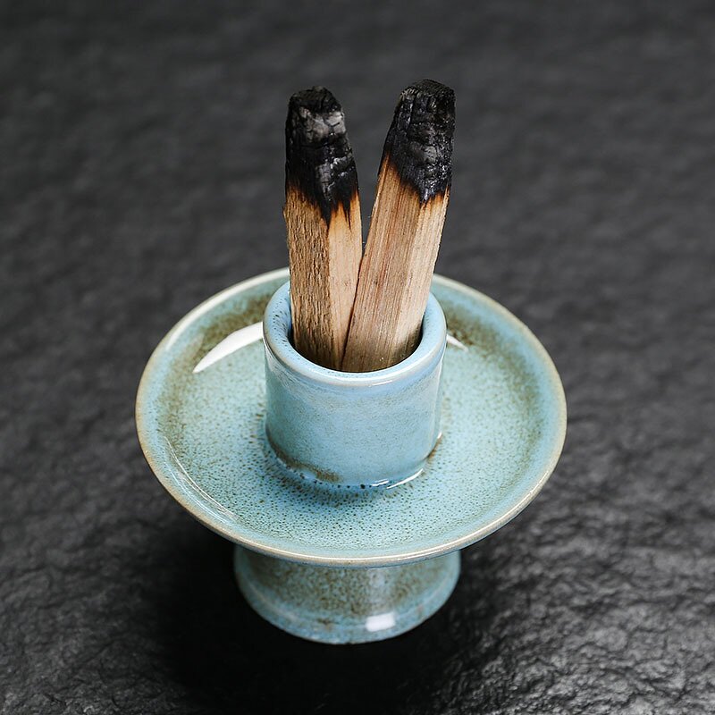 Ceramic Incense Burner Manufacturer - Home Decorative Palo Santo Sticks Candle Holder for Burning White Sage