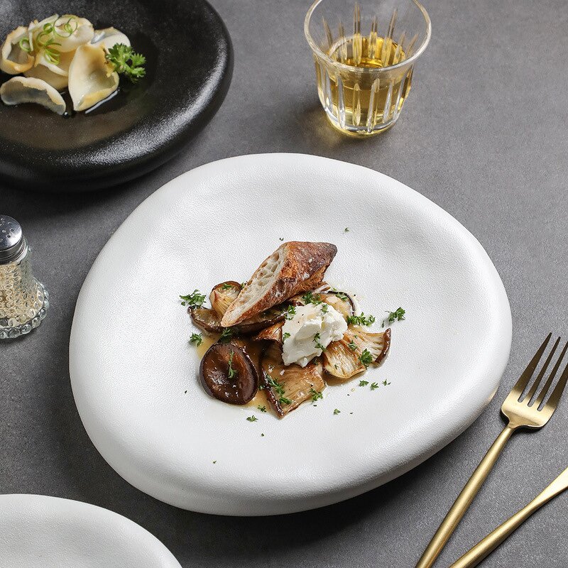 Ceramic Plate Manufacturer - Artistiche Serving Tray Special Dish Restaurant Creative Crockery Unique Irregular