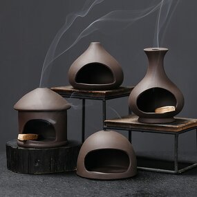 Ceramic Aromatherapy Stove Manufacturer - Peruvian Sacred Wood Palo Santo Holder Sage Burning Tray for Home Decorations