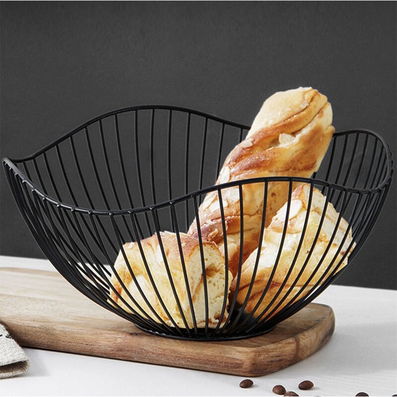 Metal Fruit Bowl Manufacturer - Creative Golden Hollow Stainless Steel Home Decoration Dry Fruit Candy