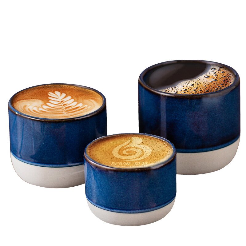 Ceramic Coffee Cup Manufacturer - Japanese Style Kiln Change Porcelain Latte Mugs Without Handle