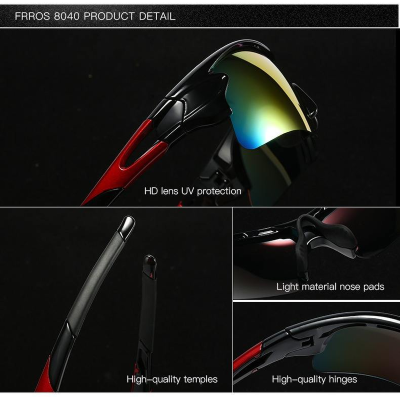 Sunglasses Manufacturer - Mens Wholesales Sport PC Color Mirror Lens Unisex Driving Cycling Polarized UV400