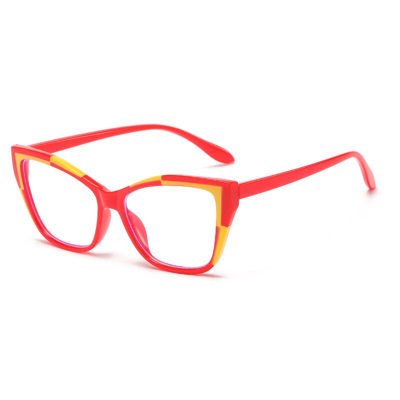 Glasses Manufacturer - Luxury Cat Eye Optical Color Matching for Women Computer Eyewear TR90 Anti Blue Light