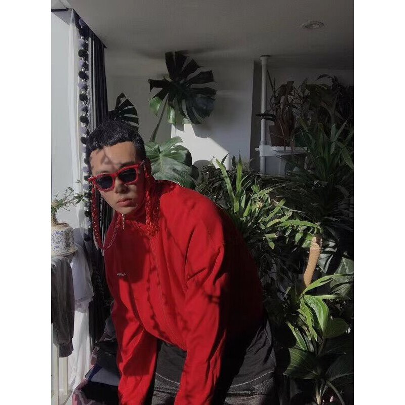 Glasses Chain Manufacturer - Fashion Thick Acrylic Colorful Eyewear Necklace Vintage Transparent Crystal Sunglasses Lanyard