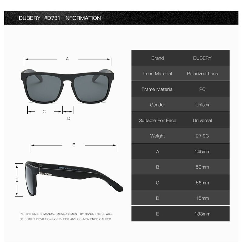 Sunglasses Manufacturer - Fashion Brand Polarized High Quality Sports Driving Black for Men