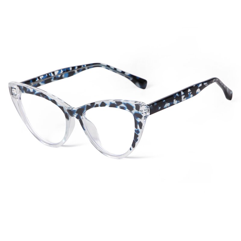 Glasses Manufacturer - 2025 Anti Blue Light TR90 Frames Optical New Arrival Lightweight Cat Eye Vintage Eyeglasses for Women Ladies
