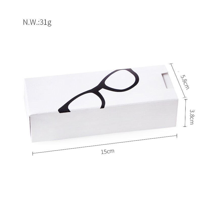 Glasses Case Manufacturer - Sunglasses Box Gift Case for Glasses Trendy Orange Eyewear Cardboard Box Glasses Protection Case Custom Logo