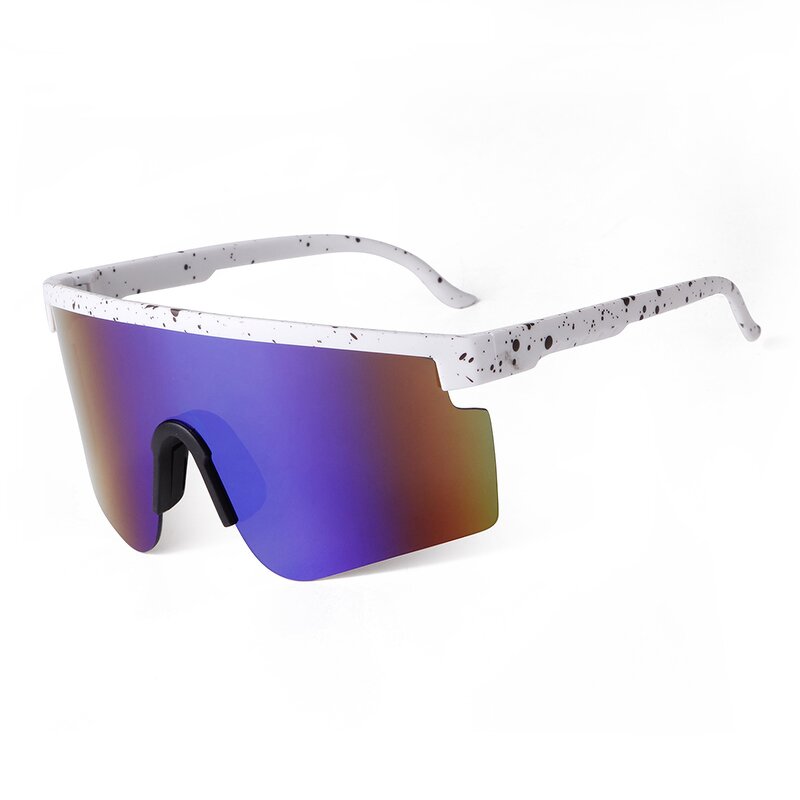 Sunglasses Manufacturer - Wholesale Riding Glasses Sports Eyewear Cycling Big Square Frame Reflective for Man