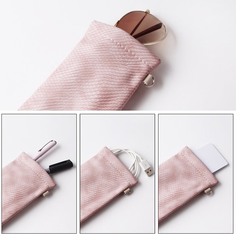 Glasses Bag Manufacturer - ODM&OEM Fashion Pu Eyewear Pouch Custom logo Sunglasses Bags High Quality