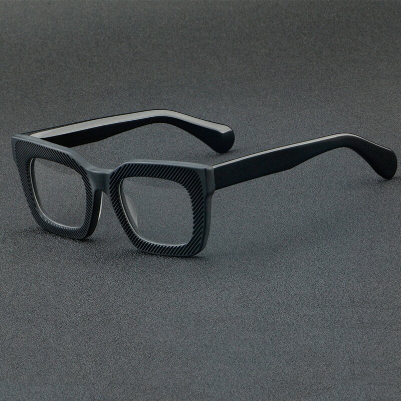 Glasses Manufacturer - Square Frame Acetate Optical Blue Light Blocking Custom Eyewear Leopard Eyeglasses for Women